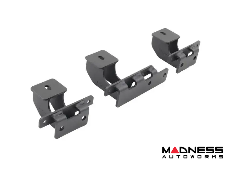 Jeep Gladiator Brackets - Go Rhino - Dominator Extreme - 2020+ Jeep Gladiator Brackets - Go Rhino - Dominator Extreme - 2020+